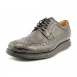 Cole Haan Lunargrand Long Wing Mens Size 11.5 Black Leather Oxfords Shoes