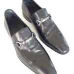 Hugo Boss Lirone Men’s Black Leather Slip On Loafer Shoes