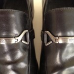 Hugo Boss Lirone Men’s Black Leather Slip On Loafer Shoes