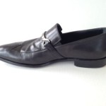 Hugo Boss Lirone Men’s Black Leather Slip On Loafer Shoes
