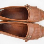 COLE HAAN COUNTRY Loafers Fringe Buckle Brown Leather Casual Shoes MEN’S SIZE 9B