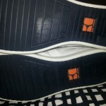 Hugo Boss orange Sneakers Canvas white sz 11/Euro 44 used