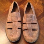 Men Timberland brown leather Sandles size 9 1/2