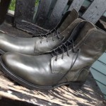 $160 DIESEL MENS NORMAN LACE UP COMBAT BOOT BLACK OLIVE MENS SIZE 45 US 12