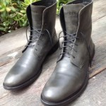$160 DIESEL MENS NORMAN LACE UP COMBAT BOOT BLACK OLIVE MENS SIZE 45 US 12