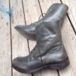 $160 DIESEL MENS NORMAN LACE UP COMBAT BOOT BLACK OLIVE MENS SIZE 45 US 12