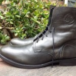 $160 DIESEL MENS NORMAN LACE UP COMBAT BOOT BLACK OLIVE MENS SIZE 45 US 12