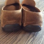 Hugo Boss 9.5 Brown Suede  Moc Toe Driver Slip On Casual Loafer Shoe