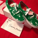 Supreme x Playboy Vans Authentics Sz 9.5 Green, PCL CDG Box Logo