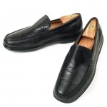 Cole Haan Loafers Mens Shoes Nike Air Black Leather Slip ons Slides Driving 8.5