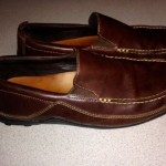 Men’s Cole Haan Brown Leather Slide-On Loafers Size 10.5