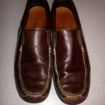 Men’s Cole Haan Brown Leather Slide-On Loafers Size 10.5
