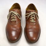 London Tan Brown Leather COLE HAAN Business Casual Oxford Sneaker Shoes 11 M