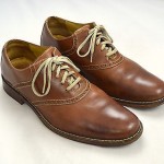 London Tan Brown Leather COLE HAAN Business Casual Oxford Sneaker Shoes 11 M