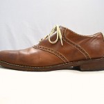 London Tan Brown Leather COLE HAAN Business Casual Oxford Sneaker Shoes 11 M