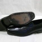 HUGO BOSS MEN’S CHESTERFIELD SLIP ON LOAFERS BLACK LEATHER 10 MEDIUM $195  HNPZ
