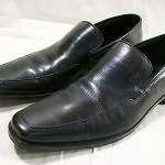 HUGO BOSS MEN’S CHESTERFIELD SLIP ON LOAFERS BLACK LEATHER 10 MEDIUM $195  HNPZ