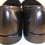 HUGO BOSS MEN’S CHESTERFIELD SLIP ON LOAFERS BLACK LEATHER 10 MEDIUM $195  HNPZ