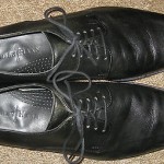 Mens Cole Haan Nike Air Blk Leather Classic Oxfords sz 10.5 M