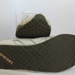 DIESEL leather  ,  sneakers  , casual,   mens’ SIZE 9, white