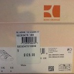Hugo Boss Orange White and Blue Sneakers – size 9