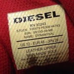 Brand New Diesel Industry Men’s Dynamykal Black/Red/Blue Sneakers Size 12