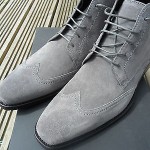 brand new mens HUGO BOSS clelior grey leather boots UK11/EU45/US12 rrp£199