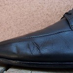 Hugo Boss Mens Dress Shoes Size 8.5M Black Leather Casual Comfort Lace Up Oxford