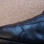 Hugo Boss Mens Dress Shoes Size 8.5M Black Leather Casual Comfort Lace Up Oxford
