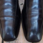 Hugo Boss Mens Dress Shoes Size 8.5M Black Leather Casual Comfort Lace Up Oxford