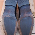 Hugo Boss Mens Dress Shoes Size 8.5M Black Leather Casual Comfort Lace Up Oxford