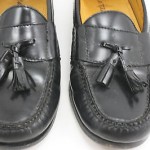 Cole Haan Black Pinch Tassel Moccasin Hand sewn Leather Men’s Shoes 10.5 D