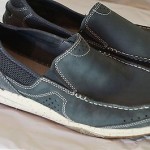 LNWOT $128 Clarks Loafer-13-Blue w suede SLIP ON Driver Boat STORE DISPLAY Shoe