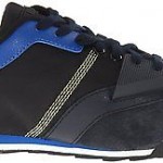 DIESEL Mens MATTHEW Blue Suede Leather Trainers Sneakers Size 10