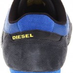 DIESEL Mens MATTHEW Blue Suede Leather Trainers Sneakers Size 10