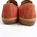 COLE HAAN Mens Size 10 Casual Sneaker Shoe Orange Suede Slip On