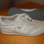 EUC!! HUgo Boss Beige Leather SUede Lace up Sneaker/Sho..Size 42..9 Mens