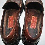 COLE HAAN NIKE AIR MEN’S Brown LEATHER slip on  size 9 M