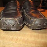 COLE HAAN NIKE AIR Brown Leather MocToe Driving Loafers Shoes Mens Size 11.5 M