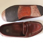 Men’s Cole Haan 10 D Brown Leather Country Slip On Penny Loafers Shoes