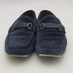 Hugo Boss Men’s Fashion Shoes Drefinno Medium Blue Slip-On Loafers US9 $225.00