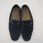 Hugo Boss Men’s Fashion Shoes Drefinno Medium Blue Slip-On Loafers US9 $225.00