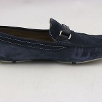 Hugo Boss Men’s Fashion Shoes Drefinno Medium Blue Slip-On Loafers US9 $225.00