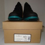 NIB Cole Haan LUNARGRAND Leather Chukka Sz 11.5 M  Black /Pendant Teal C11721