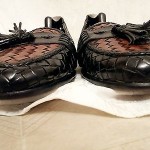 Bragano by Cole Haan Black /Brown Woven Leather Tassel Loafers Men’s Size 10 M