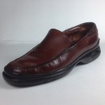 Cole Haan Loafers Slip on US 8.5B Nike Air Brazil Leather Brown Mens Shoes