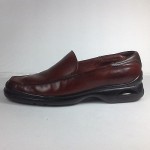 Cole Haan Loafers Slip on US 8.5B Nike Air Brazil Leather Brown Mens Shoes