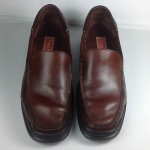 Cole Haan Loafers Slip on US 8.5B Nike Air Brazil Leather Brown Mens Shoes