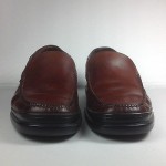 Cole Haan Loafers Slip on US 8.5B Nike Air Brazil Leather Brown Mens Shoes