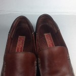 Cole Haan Loafers Slip on US 8.5B Nike Air Brazil Leather Brown Mens Shoes
